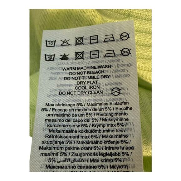 Noisy May Women's Medium Light Green Ribbed Button-Down Cardigan Sweater NWOT‎ - Picture 9 of 9